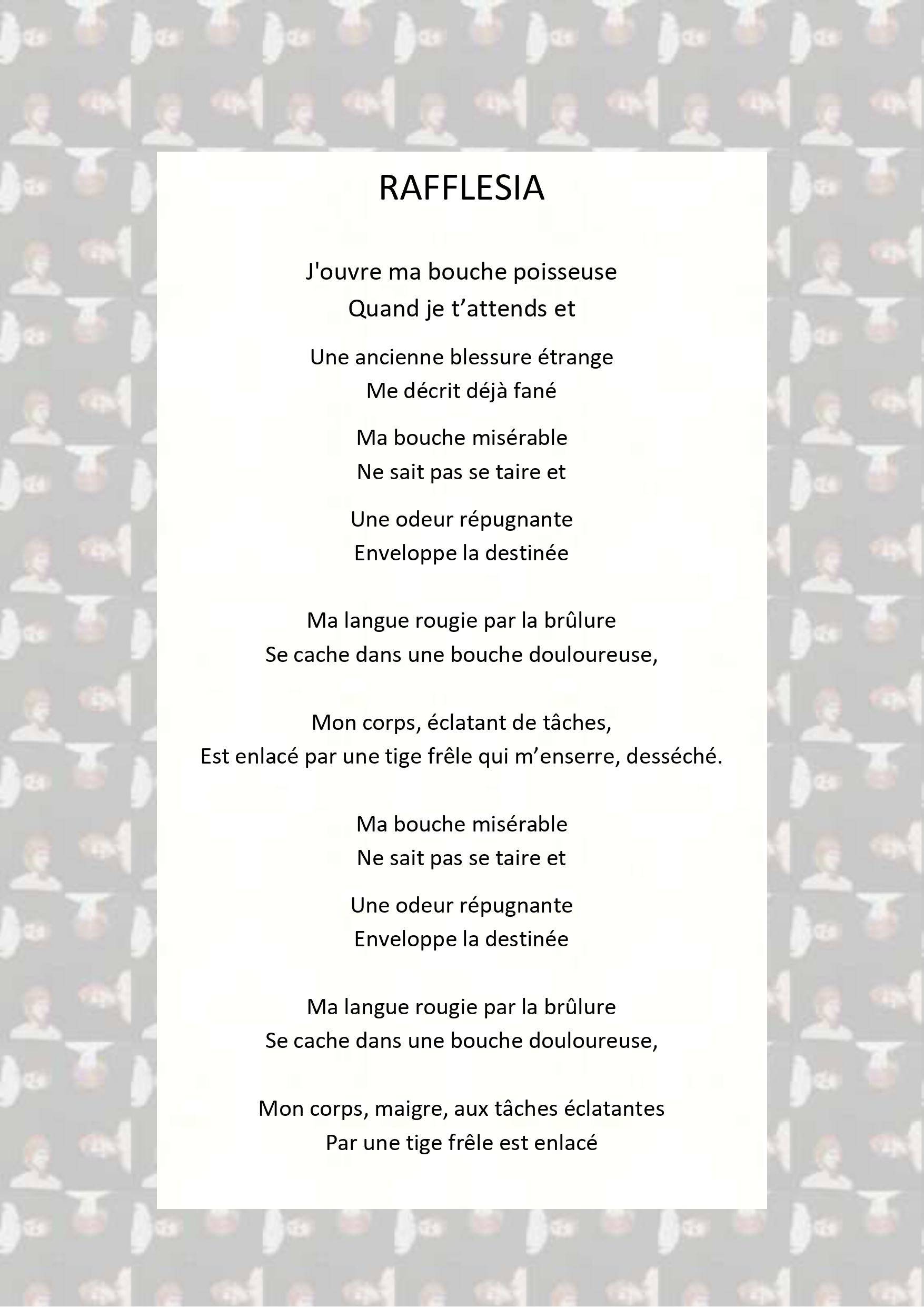 Rafflesia paroles français